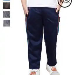 indiweaves Boys Pack of 5 High-Rise Fitted Track Pants-picture-7