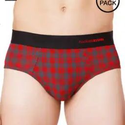 Pack of 2 Checked Briefs with Elasticated Waist-13