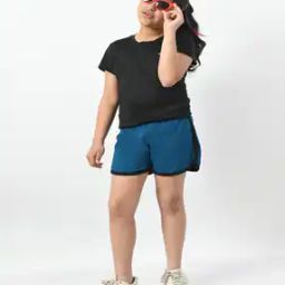 Girls Pack of 4 High-Rise Regular Fit Shorts-picture-7