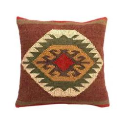 HANDMADE COTTON CUSHION COVER 18"x18"-15