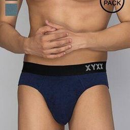 Pack of 3 Typographic Print Briefs with Elasticated Waist-image-44