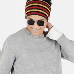 Striped Knitted Woolen Headband-24