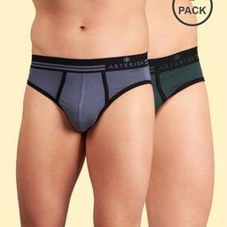 Pack of 2 Briefs with Elasticated Waistband-image-8