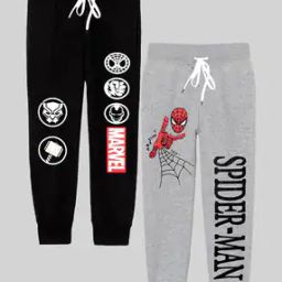 Pack of 2 Graphic Print Straight Track Pants-picture-46