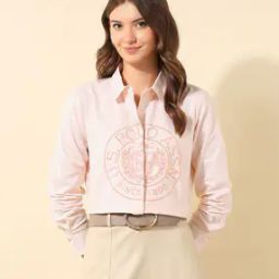 Women Stripes Regular Fit Shirt-image-30