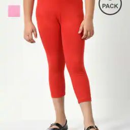 Pack of 2 Flat Front Mid-Calf Length Capris-image-22