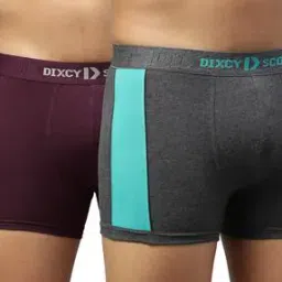 Pack of 2 Trunks with Elasticated Waistband-image-4