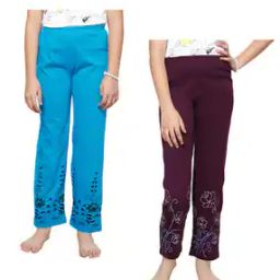 Girls Pack of 2 Floral Print Pyjamas-image-95