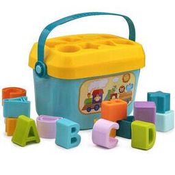 Baby First ABCD & Shape Sorter Montessori Educational Toys with 16 Blocks-21