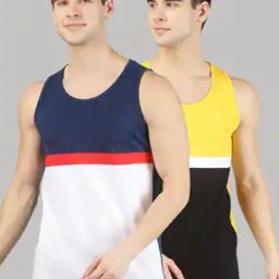 Pack of 2 Colourblock Vests-image-35
