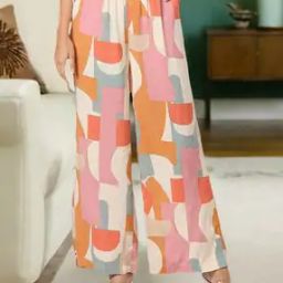 Women Printed High-Rise Relaxed Fit Palazzos-38