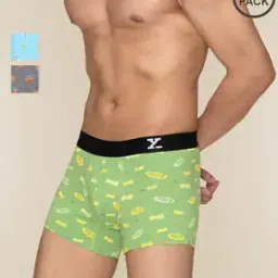 Pack of 3 Printed Trunks with Elasticated Waistband-picture-17