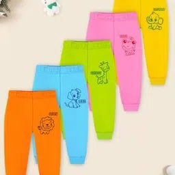 Pack of 5 Graphic Print Pyjamas with Elasticated Waist-picture-46