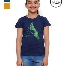 indiweaves Pack of 3 Graphic Print Round-Neck T-Shirts-picture-12