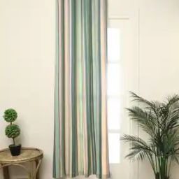 Preshrunk South Cotton Striped Door Curtain-image-5