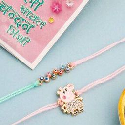 Set of 2 Diamond-Studded Tie-Up Rakhis-image-73