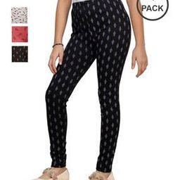 Pack of 4 Printed Leggings-image-113