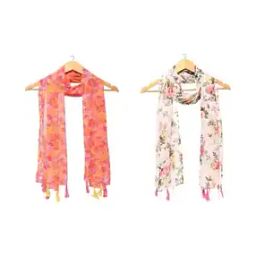 Pack of 2 Women Cotton Printed Scarf-27