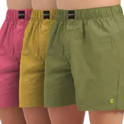 Pack of 3 Men Boxers with Elasticated Waist-picture-18