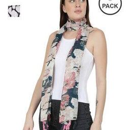 Pack of 2 Women Cotton Printed Scarf  -image-62
