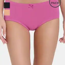  Pack of 3 Cotton Elastane Hipster Briefs-picture-41