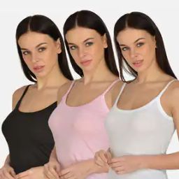 Pack of 3 Scoop-Neck Camisoles-picture-11