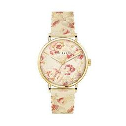 Floral Print Analogue Watch with Leather Strap-BKPPHF202-image-64