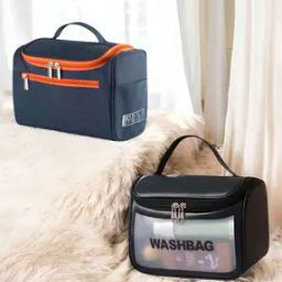 Pack of 2 Men Logo Print Travel Organisers-image-95