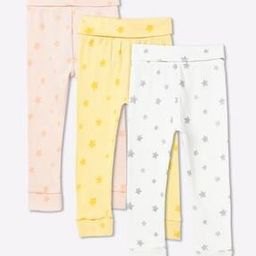 Pack of 3 Star Print Cotton Leggings-image-96