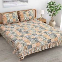 Pure Cotton Hand Printed Jaipuri Bedsheet-image-28
