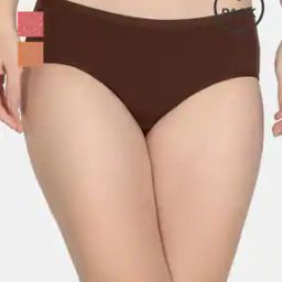 Pack of 3 Lid Rise Cotton Hipsters-image-88