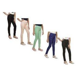 indiweaves Pack of 5 Graphic Print Leggings-picture-26