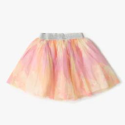 Girls All-Over Print Pleated Woven Flared Skirt-image-41