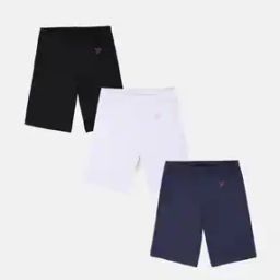 Pack of 3 Shorts with Elasticated Wiast-image-90