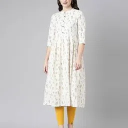marcia Floral Print Flared Kurta-picture-4