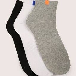 Men Pack of 3 Ankle-Length Socks-image-45