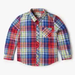 Boys Checked Slim Fit Shirt-picture-15