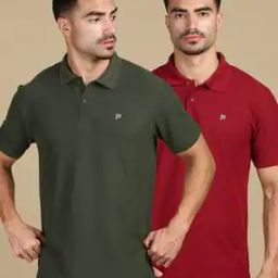 Men Pack of 2 Lounge Polo T-Shirt-image-49