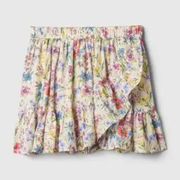 Girls Floral Print Skorts-image-96