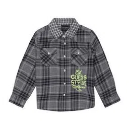guess Boy Regular Fit Spread-Collar Shirt-picture-8