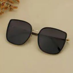 UV-Protected Full-Rim Oversized Sunglasses CLSW439-37