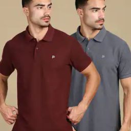  Men Cotton Lounge Polo T-shirt-picture-29