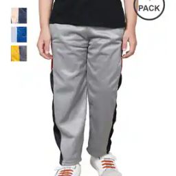Pack of 4 Colourblock Straight Track Pants with Slip Pockets-picture-21