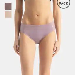 Pack of 3 Hipster Panties with Elasticated Waist-picture-21