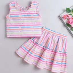 Girls Stripe Skirt with Top-picture-14