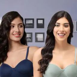 Women Pack of 2 Lightly-Padded Seamless Bras-image-6