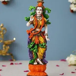 Handcrafted Blessing Goddess Radha Idol-image-49