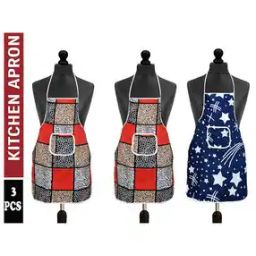 Set of 3 Cotton Aprons-35