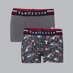 Pack of 2 Elastic Waistband & Ultra Soft Trunks-image-25