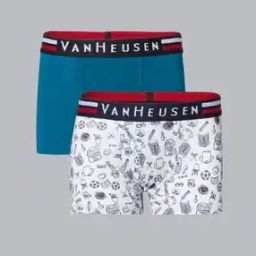 Pack of 2 Elastic Waistband & Ultra Soft Trunks-26